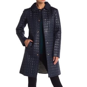 NWT Kate Spade Quilted Parka Coat Outwear, Medium